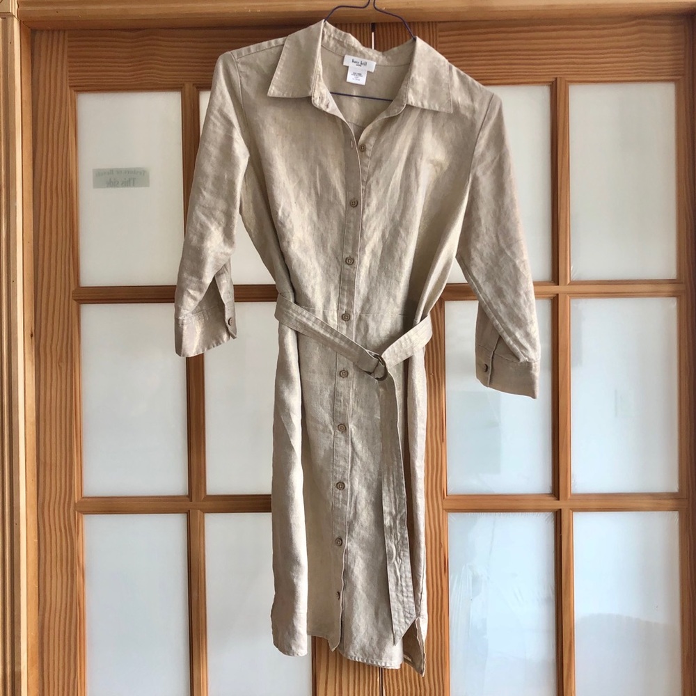 Kate Hill Linen Shirt Dress